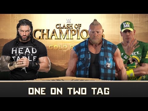 roman reigns vs brock lesnar & john cena wwe full match roman reigns vs john cena wwe full match.