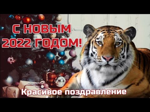 С Новым годом 2022. Красивое поздравление с Новым годом