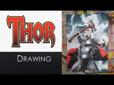 Drawing Thor | Infinity War | Comic Style