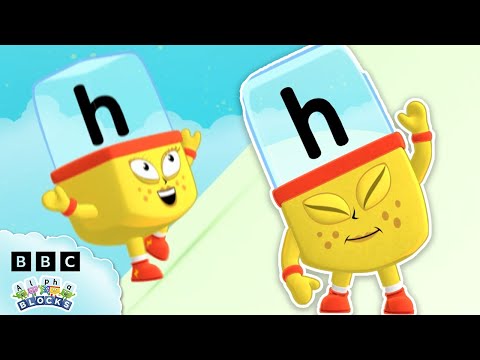 Healthy Alphablock H! 🏃‍♂️🏃‍♀️ | Letter of the Week | Learn to Spell | @officialalphablocks