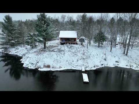 Winter is Here! Off Grid Living in a Cabin