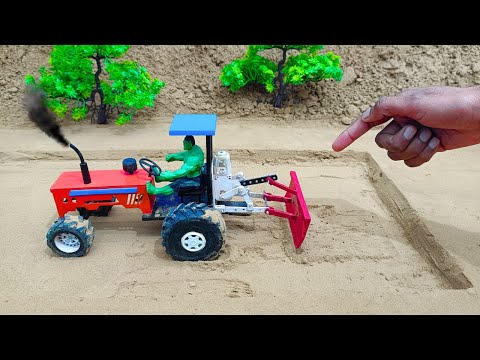 diy how to make water pump using mini diesel engine | diy tractor making plough machine