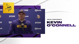 Kevin O’Connell on Sam Darnold's Tough Night in Detroit & Vikings Offense's Red Zone Struggles