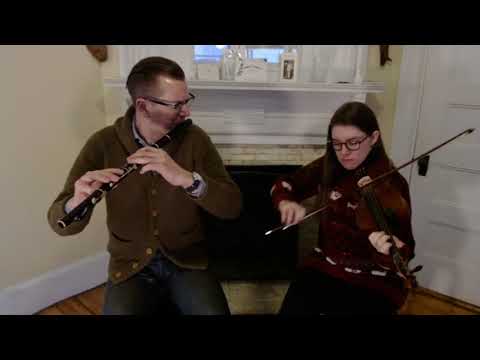 The Maid on the Meadow/The Castlebar Races | Will Woodson & Caitlin Finley, Irish Flute and Fiddle