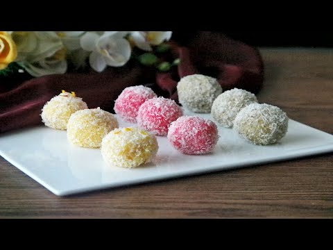 Celebrate this Season with Instant coconut ladoo(Saffron /pistachio/strawberry)||Asheescookbook