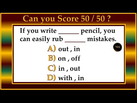 50 Mixed Tenses Test | English Grammar Quiz | English All Tenses Mixed Quiz | No.1 Quality English