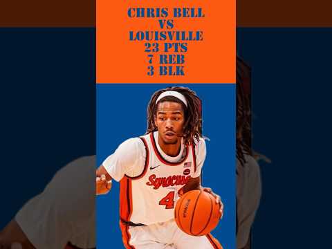 @SyracuseOrange Autry Praises Chris Bell…it was  his “Best Game”