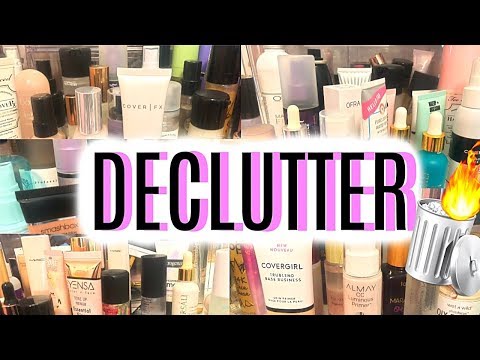 Massive Primer & Setting Spray Declutter **This Was Intense**