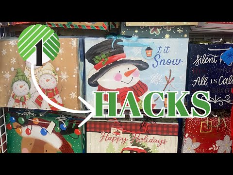 Transform DOLLAR TREE Gift Bags into Jaw-Dropping Christmas Decor