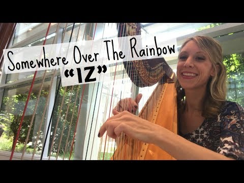 Somewhere over the Rainbow by Israel Kamakawiwoʻole ~ Tiffany Envid, Harpist