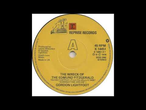 Gordon Lightfoot - The Wreck Of The Edmund Fitzgerald (1976)