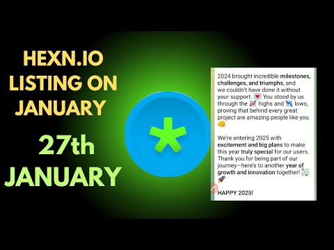 Hexn.io Listing on January | | 27th January Hexn.io Listing | How To Sell Hexn.io Tokens |