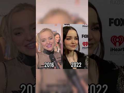 Dove Cameron 2016 VS 2022 - Do you think she has changed a lot over the years? 🤔❤️ #dovecameron