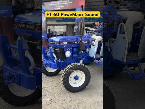 Farmtrac 60 t20 powermax Engine Sound #tractortv #tractortv1 #farmtrac60powermaxx