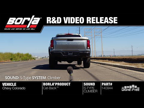 Borla Exhaust for 2023+ Chevrolet Colorado/GMC Canyon