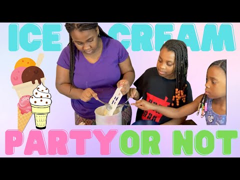 Kids make Ice Cream without parents help!