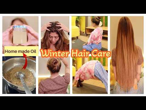 Winter Hair Care Routine | Homemade Hair Oil For Healthy, Long, Hair | No Hair Fall, No Dandruff