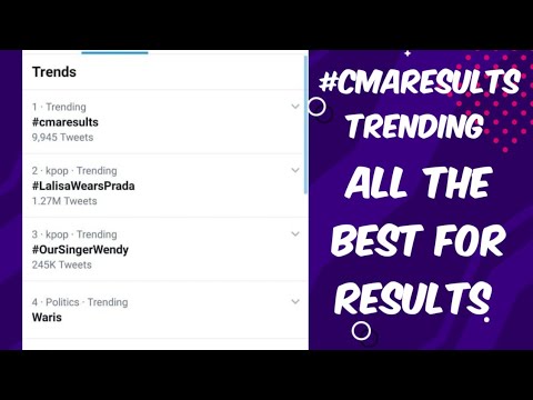 #cmaresults Trending | All the best for results