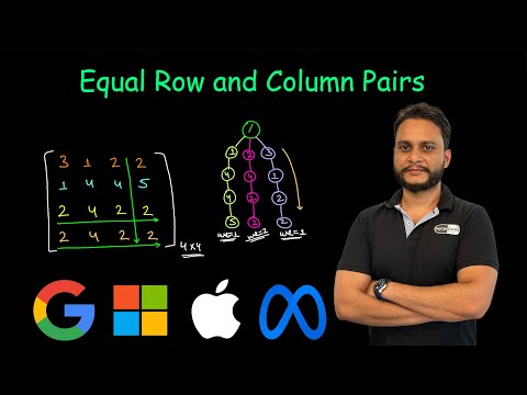 Equal Row and Column Pairs | Leetcode 2352