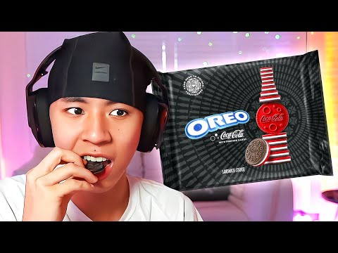 Ray Tries Oreo Coca-Cola Cookies For The First Time!