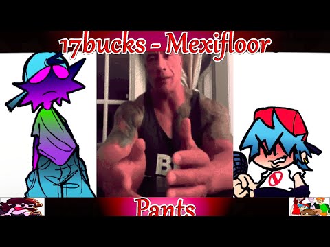 Friday Night Funkin' Mexifloor (17bucks FNF Mod) Draw VS BF in Pants