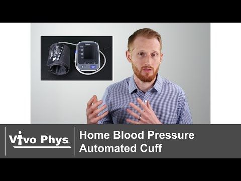 Home Blood Pressure Monitoring Automated Blood Pressure Cuff