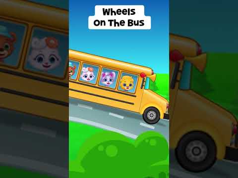 Wheels on the Bus 🚍 | Lucas and Friends By RV AppStudios 😍🦁🐰 #Shorts