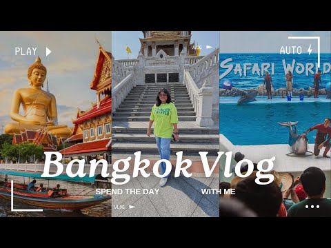 THAILAND Vlog🇹🇭😍🧋/ Bangkok- Safari World, Shopping, Thai Massage, Food & More!