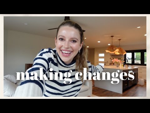 VLOG: house projects w mom + dad, a fall haul and making changes!