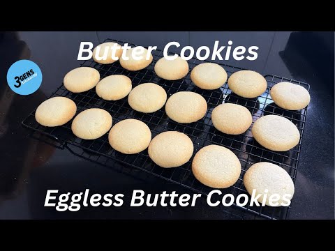 BUTTER COOKIES || EGGLESS BUTTER COOKIES || VANILLA BUTTER COOKIES || 3Gens Kitchen