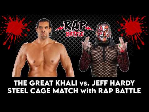 Steel Cage Match with "Rap Battle"🎵 | The Great Khali vs. Jeff Hardy | WWE Raw 2024