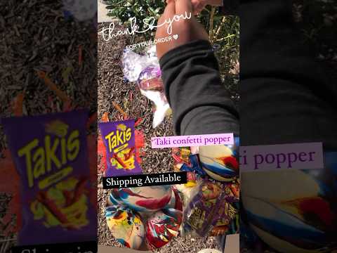 Pop it like this‼️Takis Party Popper #takis #party #popit