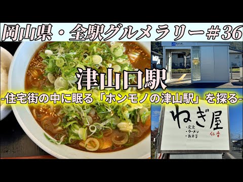 【津山口駅】国道53号沿いにある「ねぎ屋」までネギまみれカレーラーメンを食べにいくだけのツーリング【岡山県・全駅グルメラリー#36】