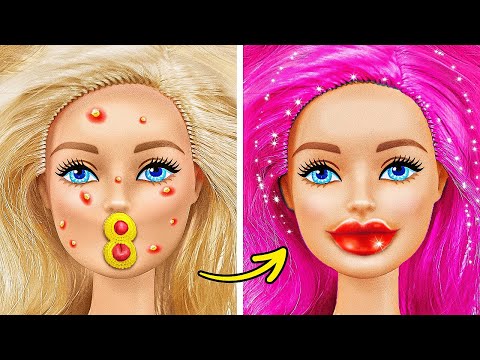 Best Barbie Transformations! Extreme Beauty Makeover Hack for Dolls From TikTok