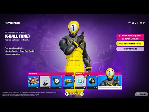 Fortnite Chapter 2: REMIX Battle Pass (FULL SHOWCASE)