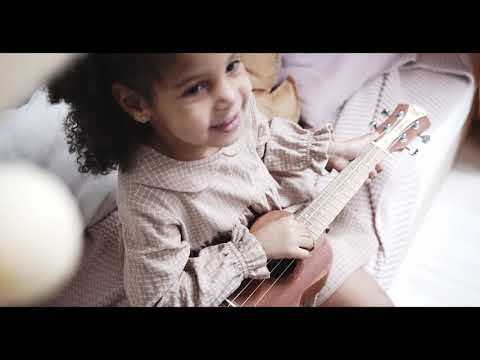 Girl with Ukelele | Copyright Free Video Footage