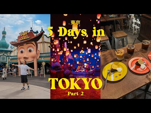 5 days in Tokyo 🇯🇵 東京 (new disneysea,aesthetic cafes,food hunt) | part 2 | japan trip