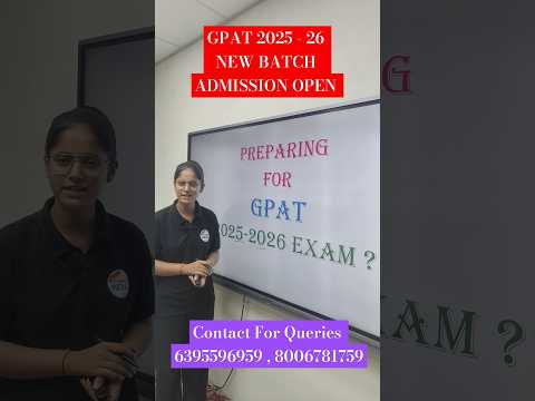 🔥 Preparing For GPAT 2025 - 26 🔥This Is For You👉#pharmacyindia #gpat2025 #gpatexam