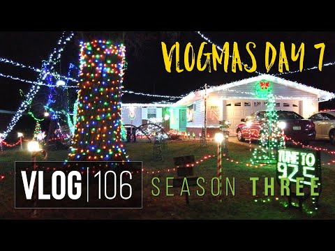 LITERALLY the coolest Christmas lights! | Vlog.106