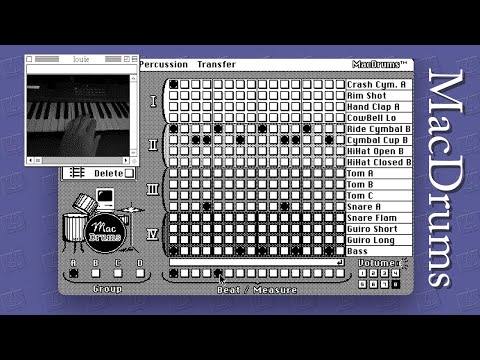 MacDrums (drum software from 1987!)