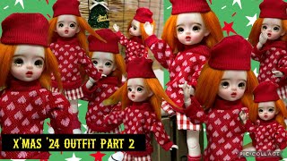 BJD Christmas Outfit Part 2