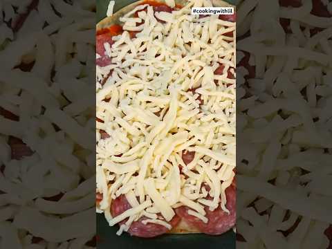 ASMR Tortilla Pizza #shorts