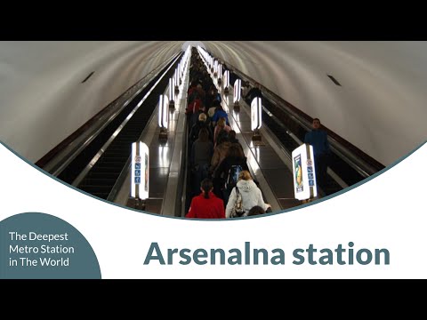 Arsenalna station - The Deepest Metro Station in The World