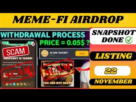 MemeFi Airdrop Claim | Memeifi Token Withdrawal Process|Memeifi Airdrop Received| Memefi new update