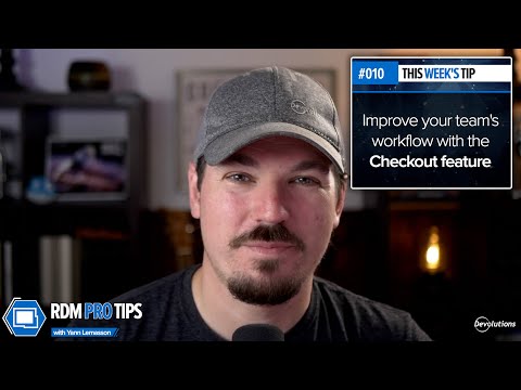 Improve your team's workflow with the Checkout feature - RDM Pro Tip 010