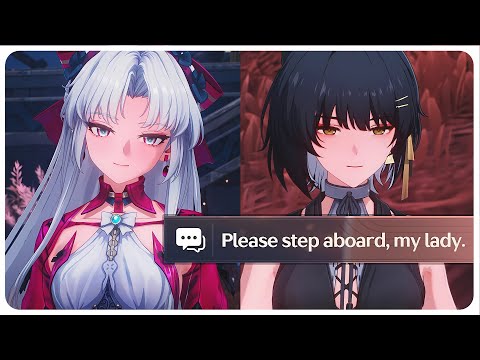 Carlotta Charms Rover with her Beauty (Cutscene) | Wuthering Waves 2.0