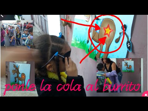 Jugando ponle la cola al burrito / playing with children