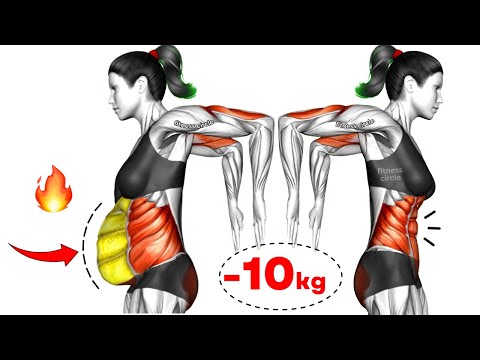 DO THIS STANDING UP EVERY DAY AND SEE HOW YOUR BELLY SHRINKS -30 Minute Standing Exercises