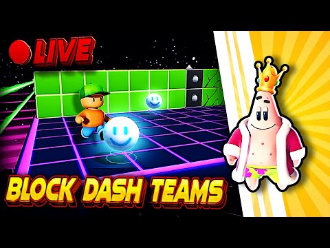 🔴 Block Dash Teams LIVE🔥| EU Server🌍 | Stumble Guys🥊| #stumbleguys #blockdash