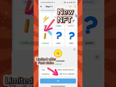 Major Limited NFT claim Fast 1M user only @MdJewelRana31  @BanglaTutorial99  @Solutionspark